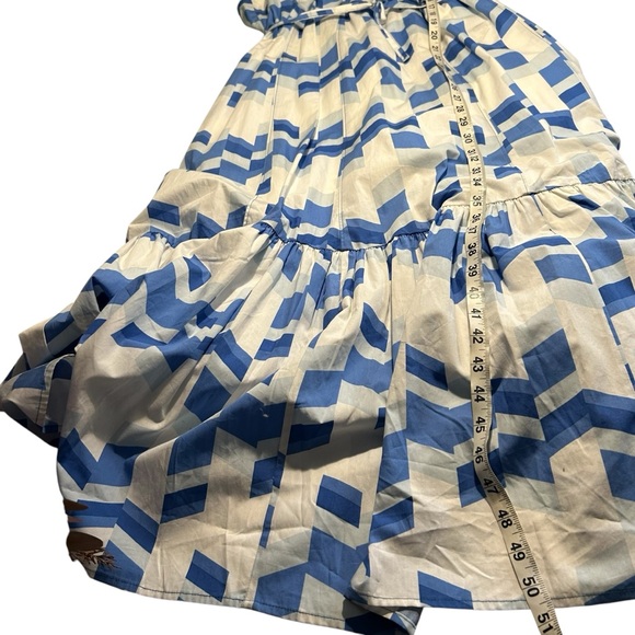 Anthropologie Blue and White Maxi Dress - Picture 8 of 12